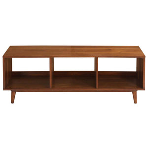 Safavieh Cricket Open Shelf Media Stand - Natural Acacia