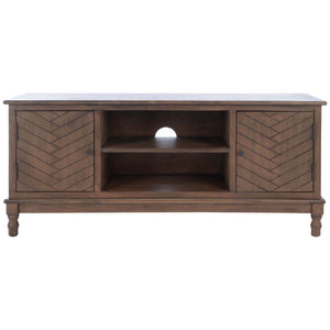 Safavieh Magnolia 2 Door 2 Shelf Media Stand - Brown