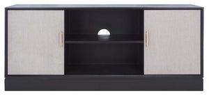 Safavieh Estella 2Dr 1 Shelf Media Stand - Black