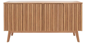 Safavieh Helena 4 Door 4 Shelf Media Stand - Oak