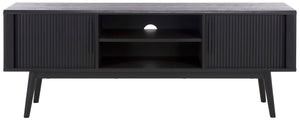 Safavieh Aphra 2 Door 2 Shelf Media Stand - Black