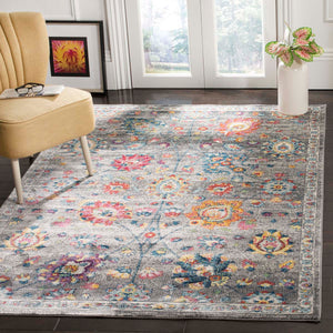 Safavieh Merlot 100 Rug Collection MER180F - Grey / Multi
