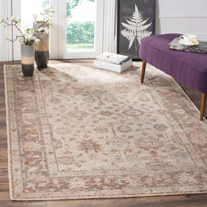 Safavieh Maharaja Rug Collection MHJ409B - Brown / Ivory