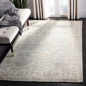 Safavieh Maharaja Rug Collection MHJ415A - Light Blue / Ivory