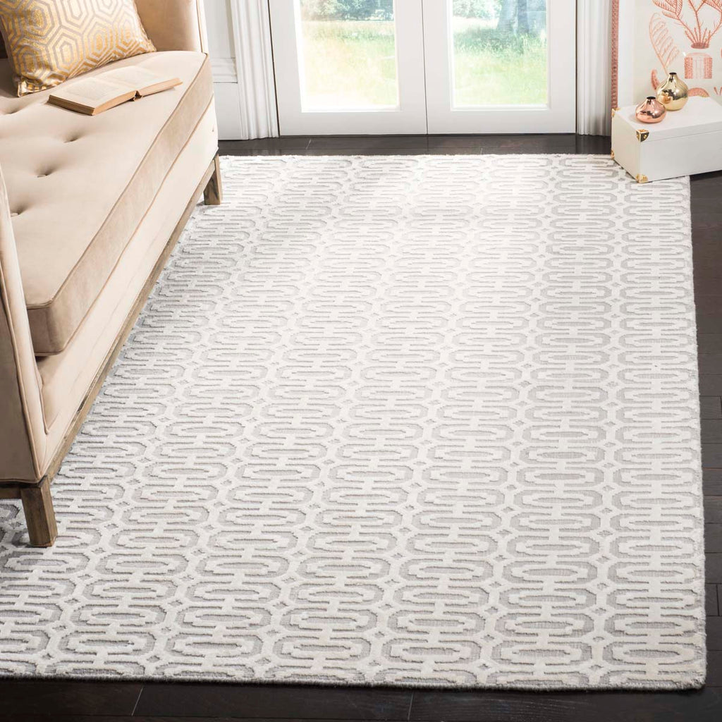 Safavieh Mirage Rug Collection MIR902A - Silver / Ivory