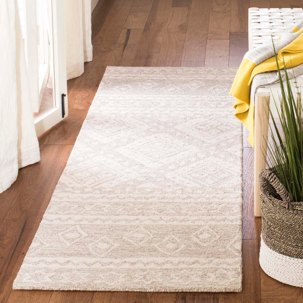 Micro-Loop 501 Rug | Safavieh - MLP501 - Beige / Ivory
