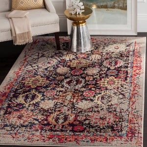 Safavieh Monaco Rug Collection MNC206G - Grey / Multi