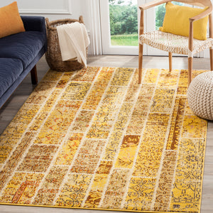 Safavieh Monaco Rug Collection MNC216K - Yellow / Multi