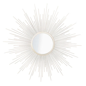 Safavieh Alves Sunburst Mirror - Champagne