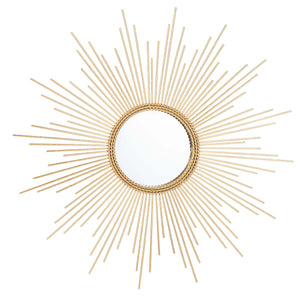 Safavieh Nahla Sunburst Mirror - Gold Leaf