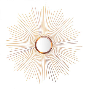 Safavieh Arlo Sunburst Mirror - Copper
