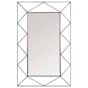 Safavieh Heath Mirror - GunMetal