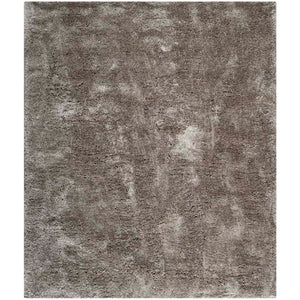 Martha Stewart Shag Rug Collection MSR0562B - Silver