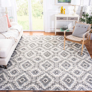 Martha Stewart Rug Collection: MSR0781H - Dark Grey / Light Grey