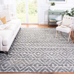 Martha Stewart Rug Collection: MSR0782H - Dark Grey / Light Grey