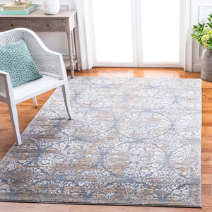 Martha Stewart Rug Collection: MSR0958G - Silver / Ivory
