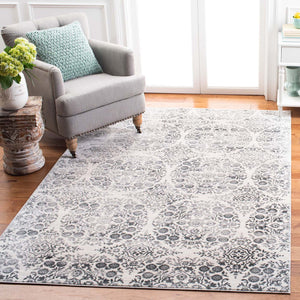 Martha Stewart Rug Collection: MSR0958H - Charcoal / Ivory