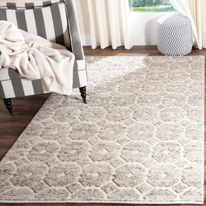 Martha Stewart Rug Collection MSR2560A - Grey / Ivory