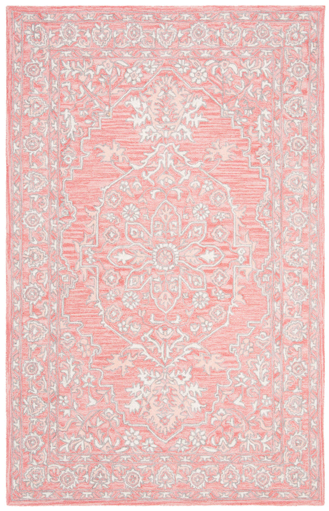 Safavieh Martha Stewart Rug Collection: MSR3370U-9 - Pink / Ivory