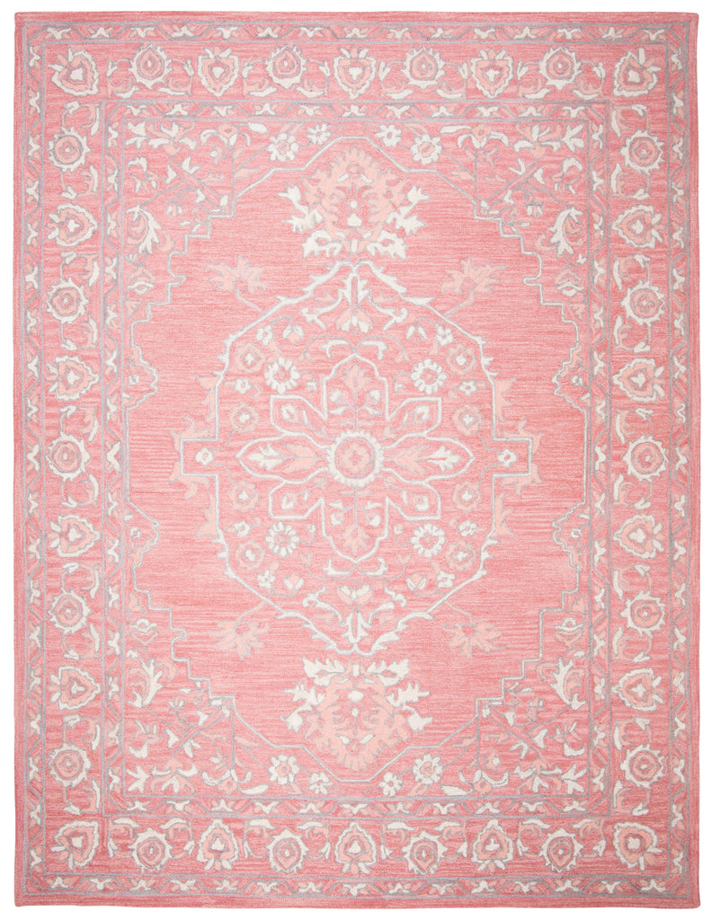 Safavieh Martha Stewart Rug Collection: MSR3370U-8 - Pink / Ivory