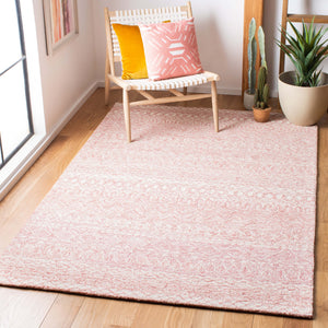 Safavieh Martha Stewart Rug Collection: MSR3372U - Pink / Ivory