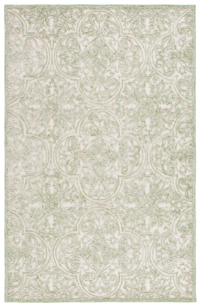 Safavieh Martha Stewart Rug Collection: MSR3511Y -  Ivory / Green