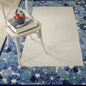 Martha Stewart Rug Collection MSR3629A - Azurite Blue