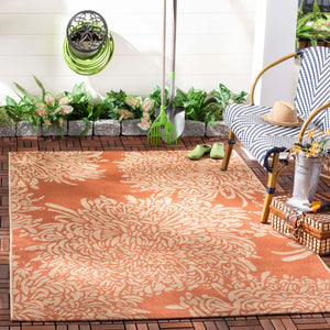 Martha Stewart Rug Collection MSR4125A - Terracotta / Beige