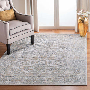 Martha Stewart Rug Collection MSR687G - Cream / Grey
