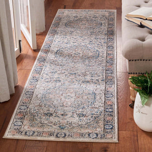 Martha Stewart Rug Collection MSR813F - Grey / Blue