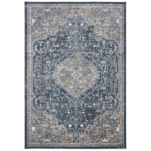 Martha Stewart Rug Collection MSR858N - Navy / Ivory