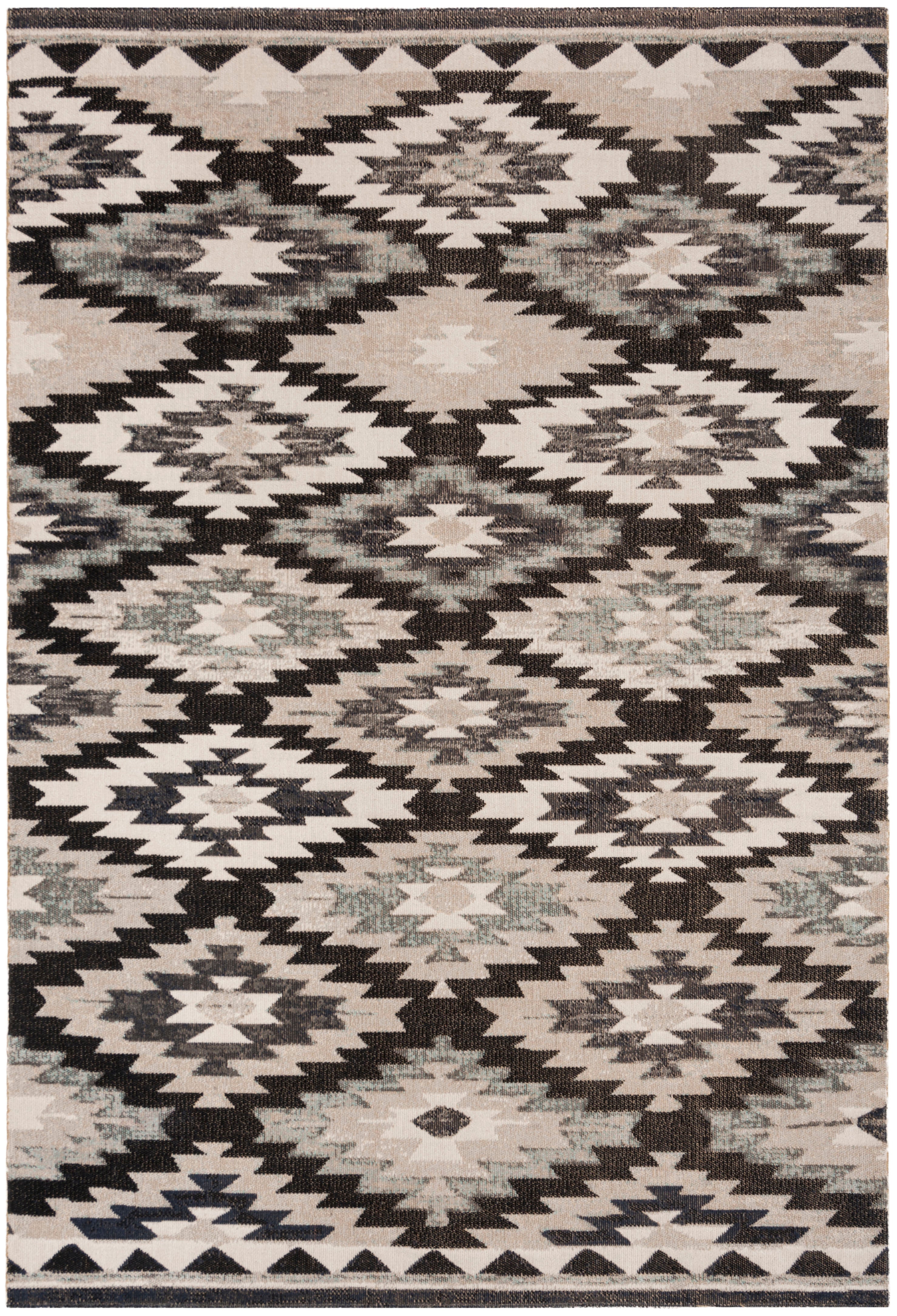 Montage Rug Safavieh Montage Rug Collection MTG216H - Grey / Black