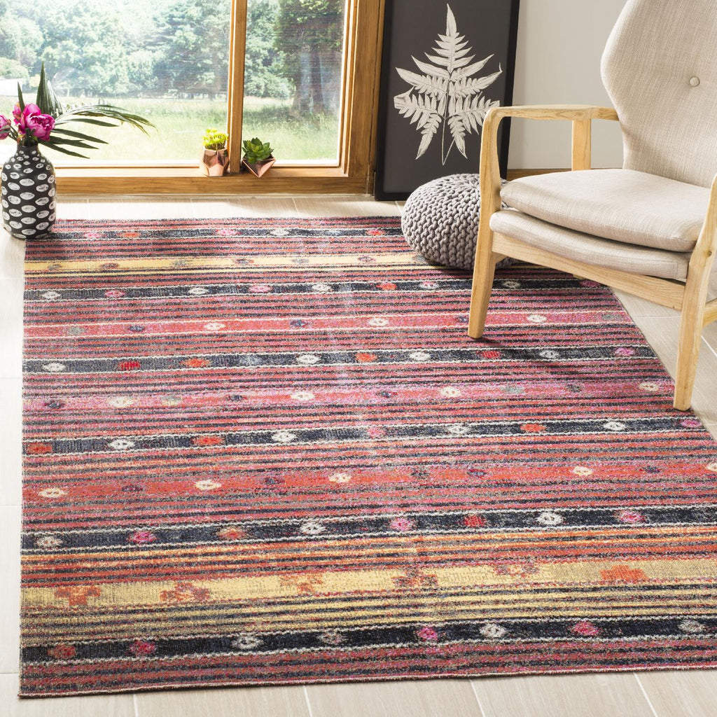 Montage Rug Safavieh Montage Rug Collection MTG217P - Rust / Multi