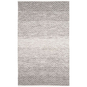 Safavieh Montauk Rug Collection MTK601K - Light Grey / Ivory