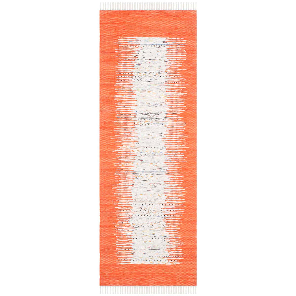 Safavieh Montauk Rug Collection MTK711C - Ivory / Orange