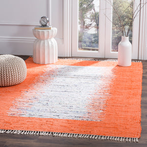 Safavieh Montauk Rug Collection MTK711C - Ivory / Orange