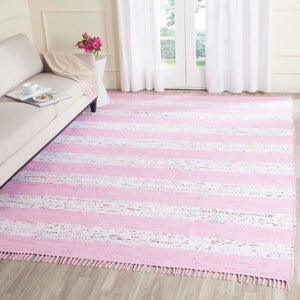 Safavieh Montauk Rug Collection MTK720E - Ivory / Light Pink
