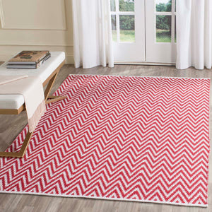 Safavieh Montauk Rug Collection MTK812K - Red / Ivory