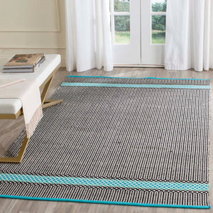 Safavieh Montauk Rug Collection MTK820H - Turquoise / Multi