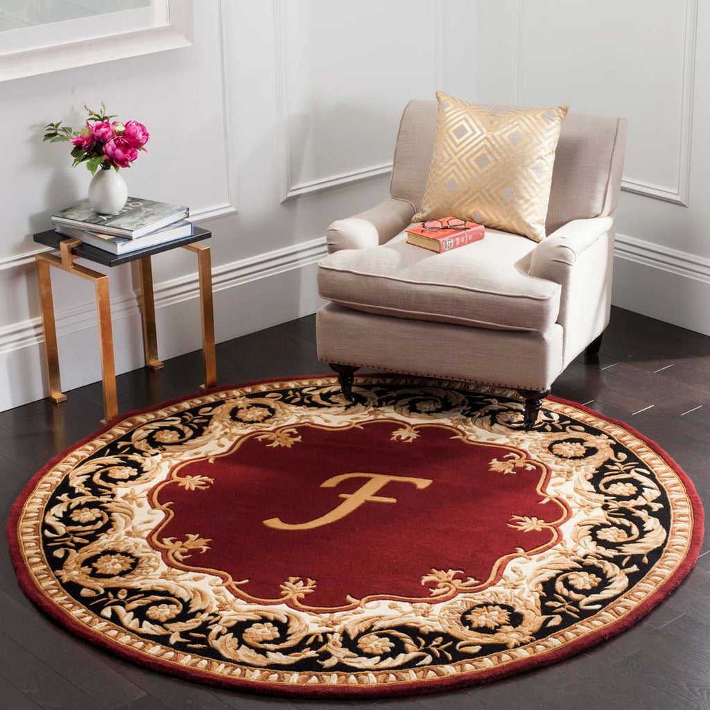 Safavieh Naples Rug Collection NA520F - Maroon / Beige