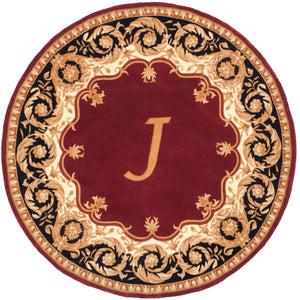 Safavieh Naples Rug Collection NA520J - Maroon / Beige
