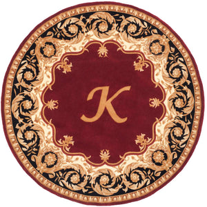 Safavieh Naples Rug Collection NA520K - Maroon / Beige