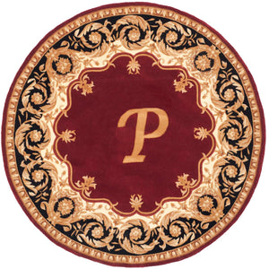 Safavieh Naples Rug Collection NA520P - Maroon / Beige