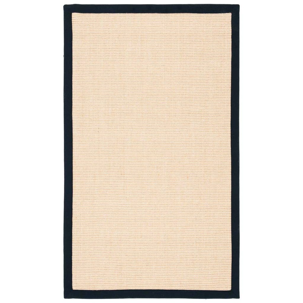 Safavieh Natural Fiber Rug Collection NF441A - Maize / Black