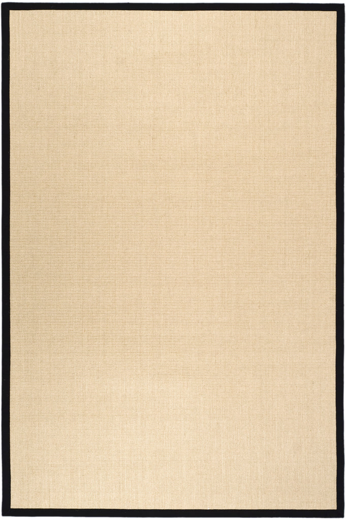 Safavieh Natural Fiber Rug Collection NF441A - Maize / Black