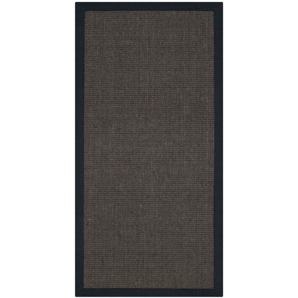 Safavieh Natural Fiber Rug Collection NF441D - Charcoal / Charcoal