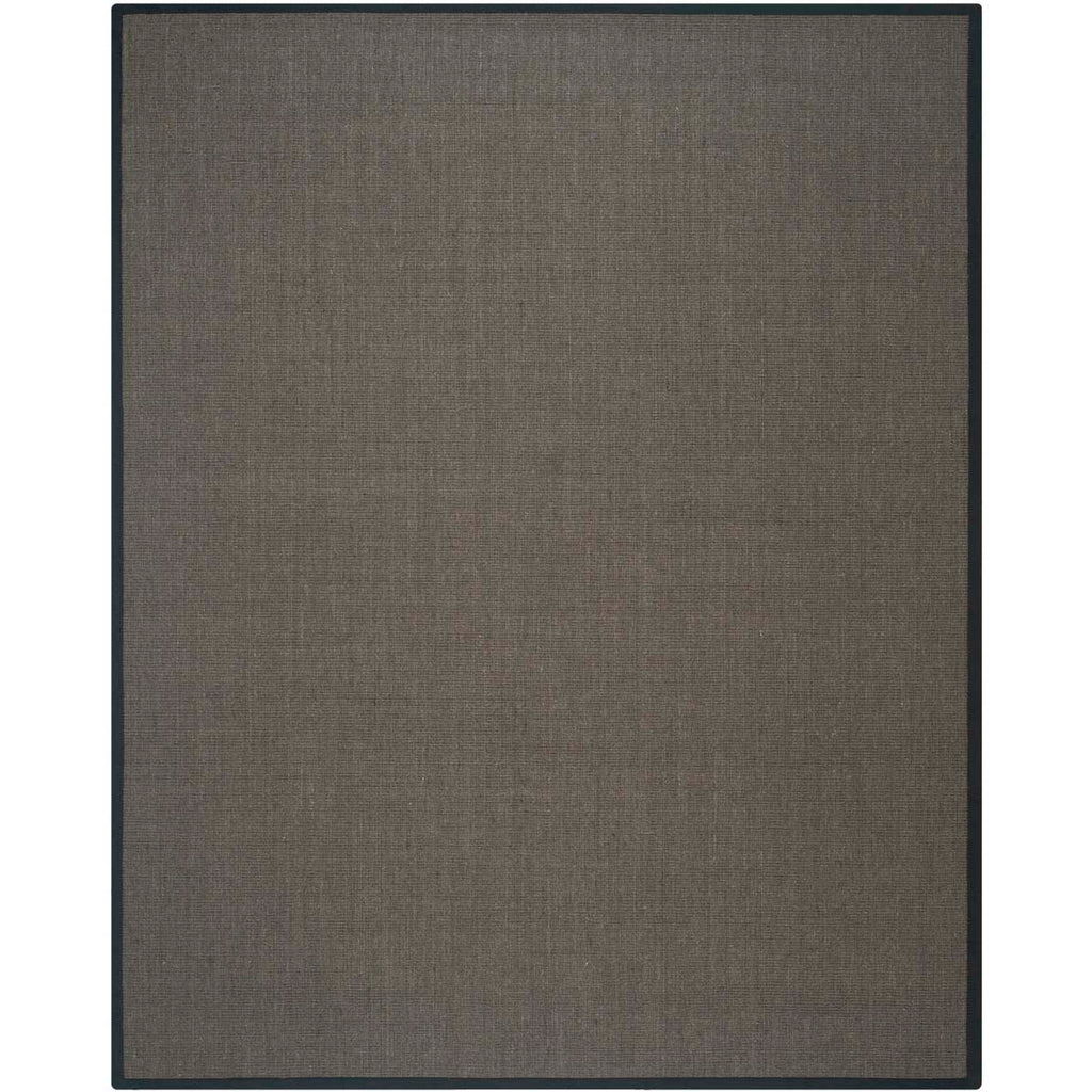 Safavieh Natural Fiber Rug Collection NF441D - Charcoal / Charcoal