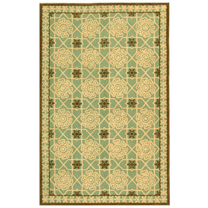Safavieh Newport Rug Collection NPT423B - Teal / Ivory