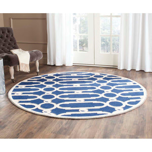 Safavieh Newport Rug Collection NPT434C - Royal Blue / White