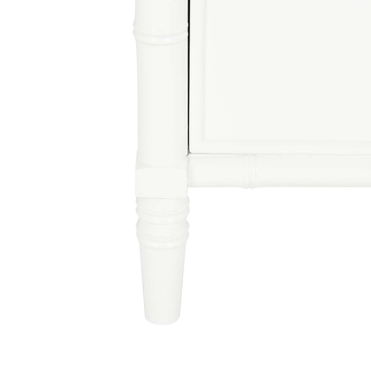 safavieh mina modern coastal dresser Safavieh Mina Coastal 3 Drawer Bamboo Nightstand